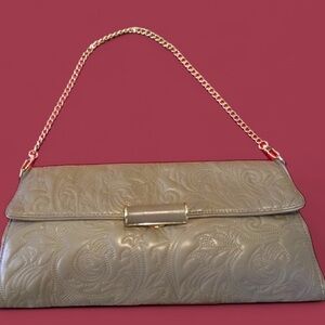 EMBROIDERED LAMBSKIN PURSE